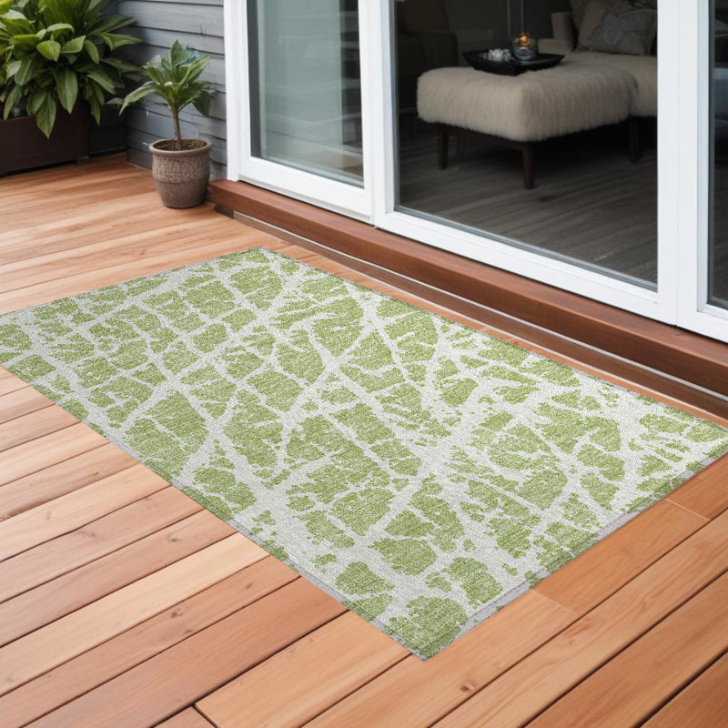 Rectangle HomeRoots Area Rug with Non-Slip Backing