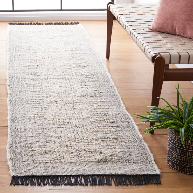 Natura Flat Weave Cotton Rug, Runner 2'3" x 9'