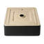 Lavabo de salle de bain carré-58646694