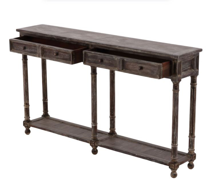 57.25'' W Solid Wood Console Table