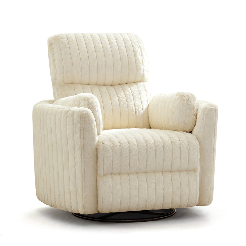 Fauteuil inclinable électrique pivotant et basculant de 40 po de largeur, Sable