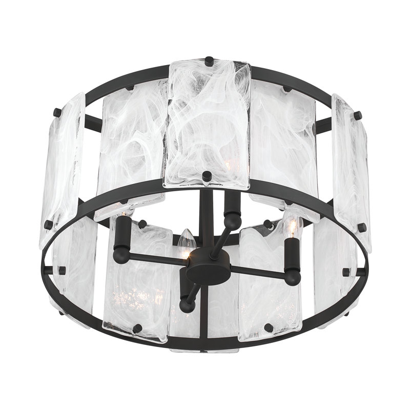 Veil 19.25" 4-Light Semi-Flush Mount