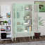 Armoire de rangement à double porte en verre Anaan pour cuisine de salon-302855159
