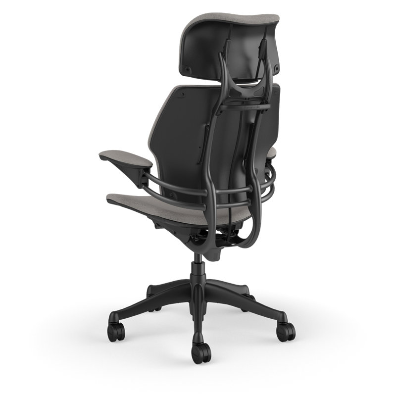 Freedom Headrest Ergonomic Task Chair - Autumn, Gray - 10