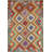 Geometric Kilim Reversible Wool Rug 4x6