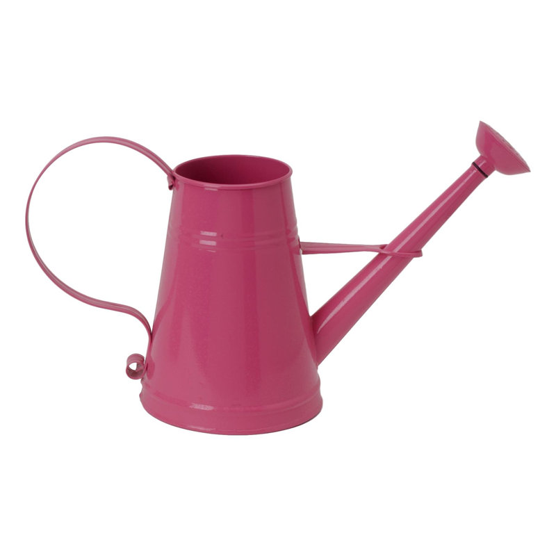 Aldegonda Handmade Metal Table Vase, Pink