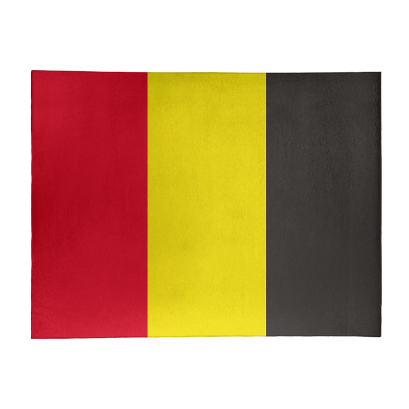 Tapis rouge à rayures de hockey national, Rectangle 5 pi x 7 pi