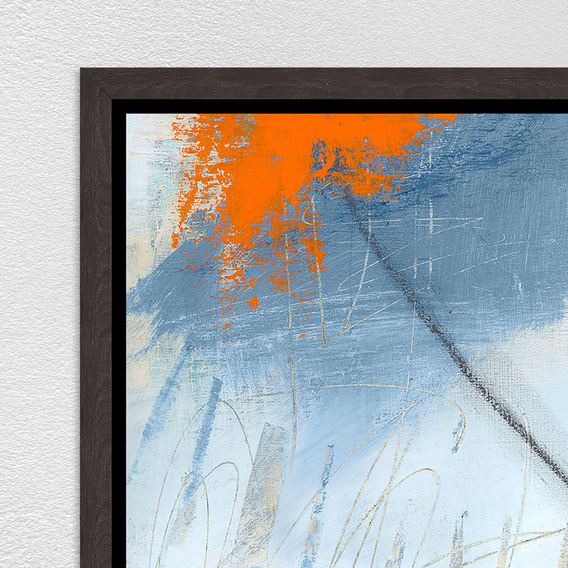 Quiet Reflection I Painting by Ann Golumbuk,  Matt Black Framed