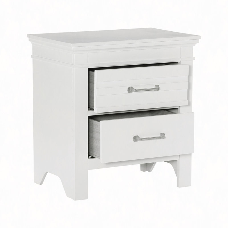 Table de chevet, table de chevet 2 tiroirs