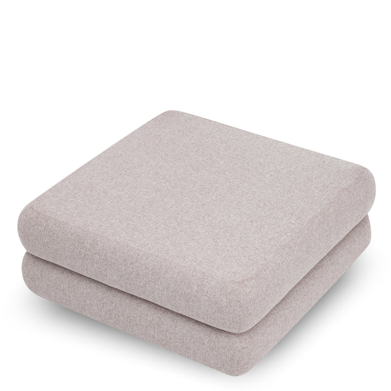 Outdoor Modular Sofa Malaga mauritius light grey - Ottoman