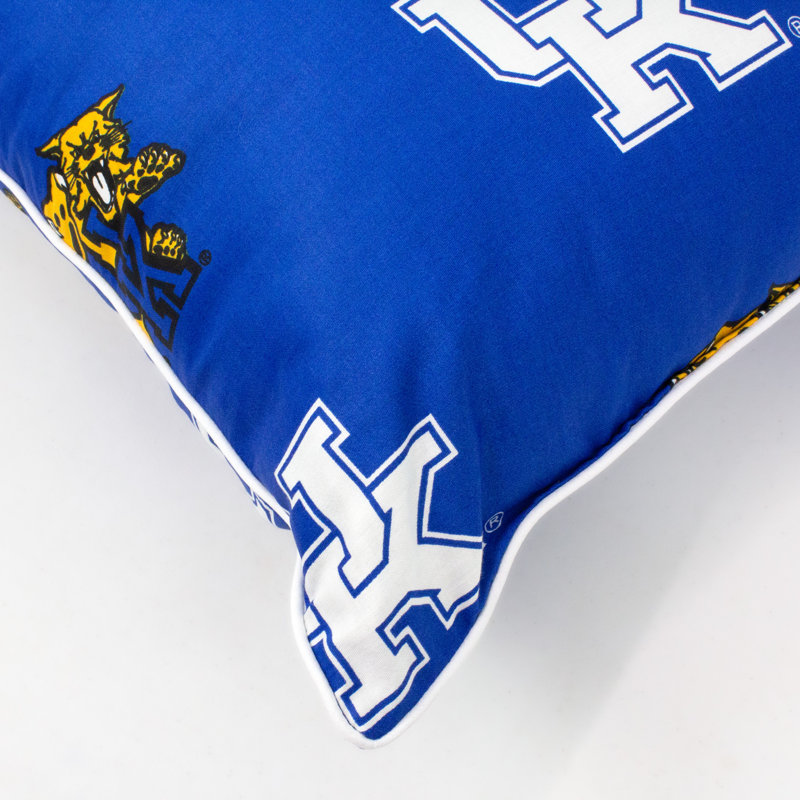 NCAA Square Pillow Cover & Insert, Kentucky