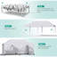 3mx6m Pop Up Gazebo, Waterproof Folding Tent With 6 Removable Sidewalls, 6 Sandbags & Storage Bag, Upf50+ Marquee Canopy Outdoor Pavilion, Event Shelter For Garden Party Wedding Market Camping-112681151