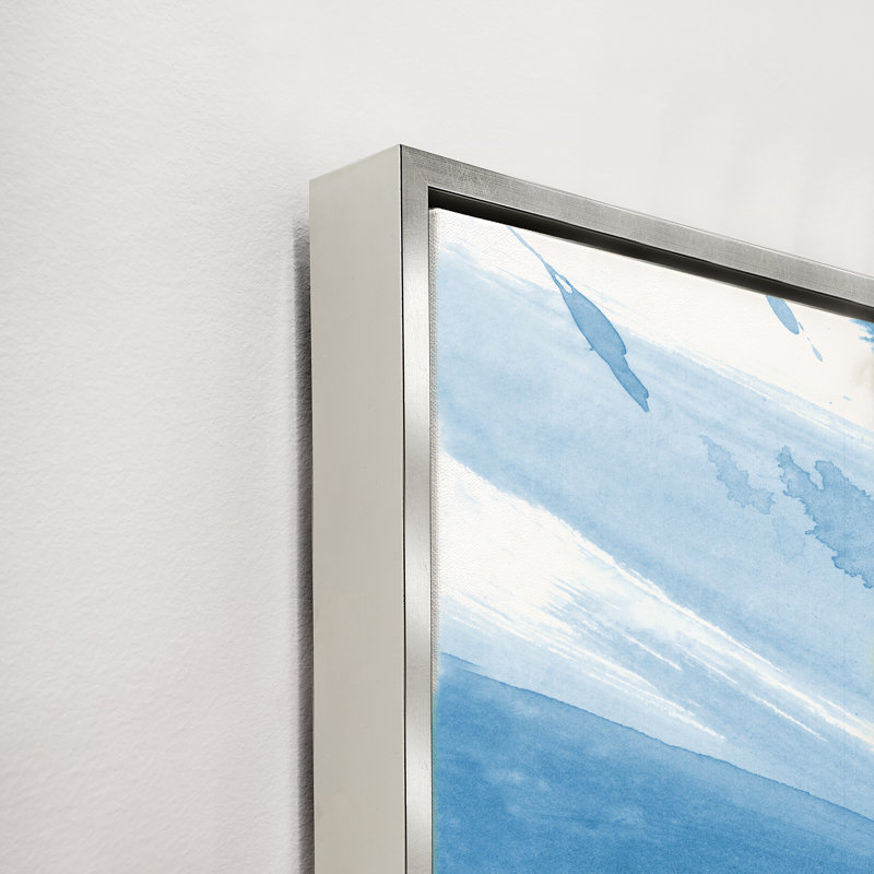 Distorted Ice II Print by Giselle Kelly, 37.5" H x 50.5" W x 1.5" D, Image Brush Gel