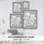Reproduction encadrée FLORAL Series dxcvi - bois massif-926888058
