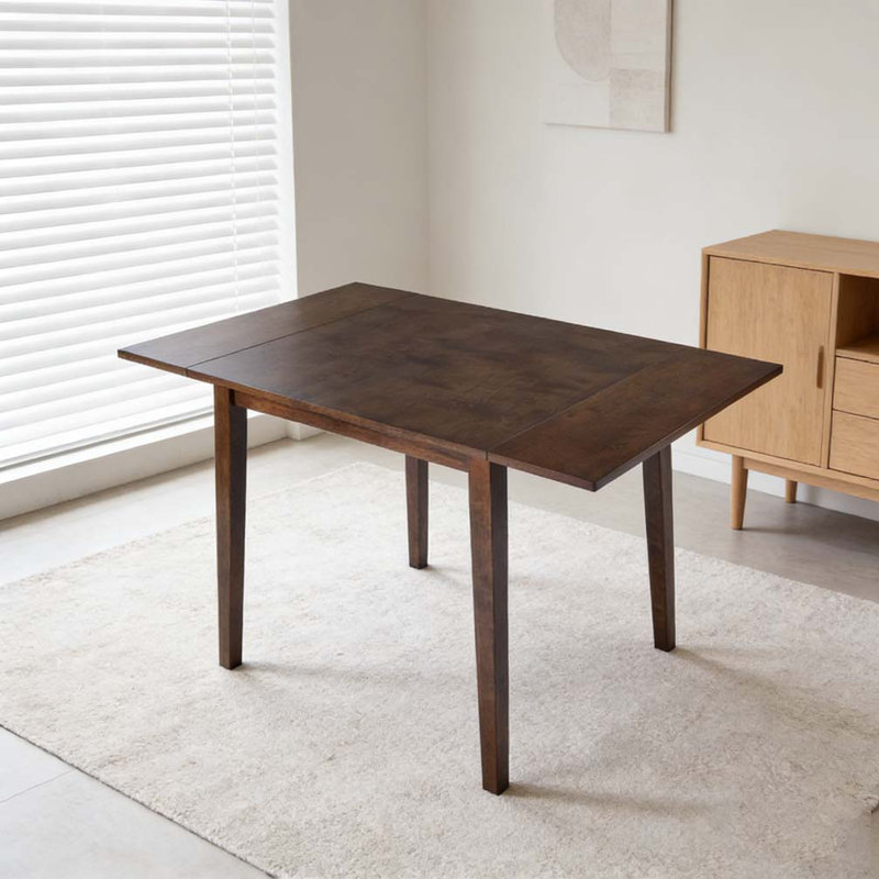 Table de salle à manger extensible 29 "- 45", Brun