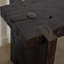 Console en bois massif de style Wabi-Sabi