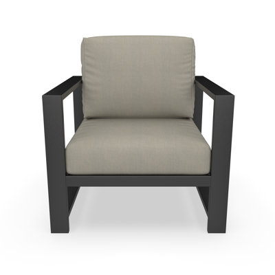 Dulcie Metal Outdoor Armchair with Sunbrella Cushions