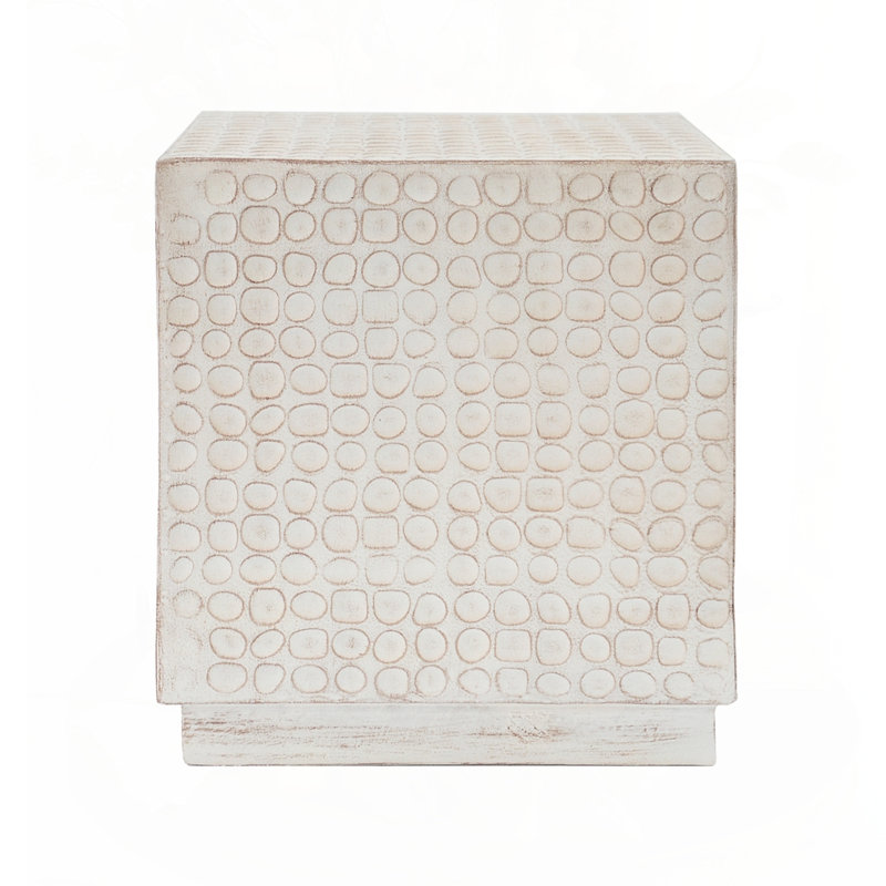 Outdoor Side Table, Antique Brown