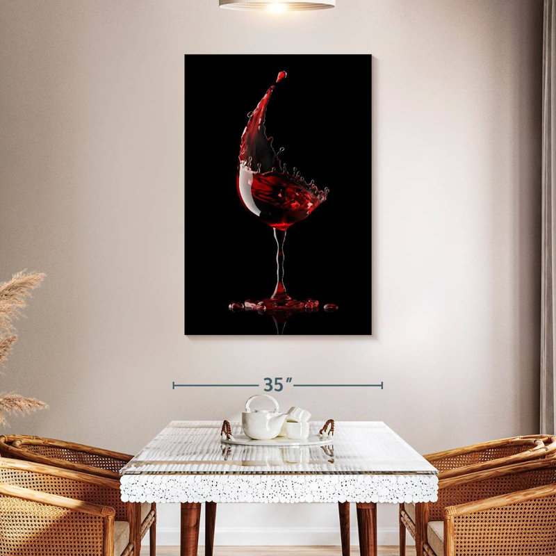 Verre à vin rouge Yarlin, H 48 po x l 32 po