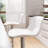 Paytton Swivel Upholstered Adjustable Height Counter Stool with Metal Frame-1208844898