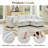 Eagan 106" 4 - Piece Modular Sectional-1111037886