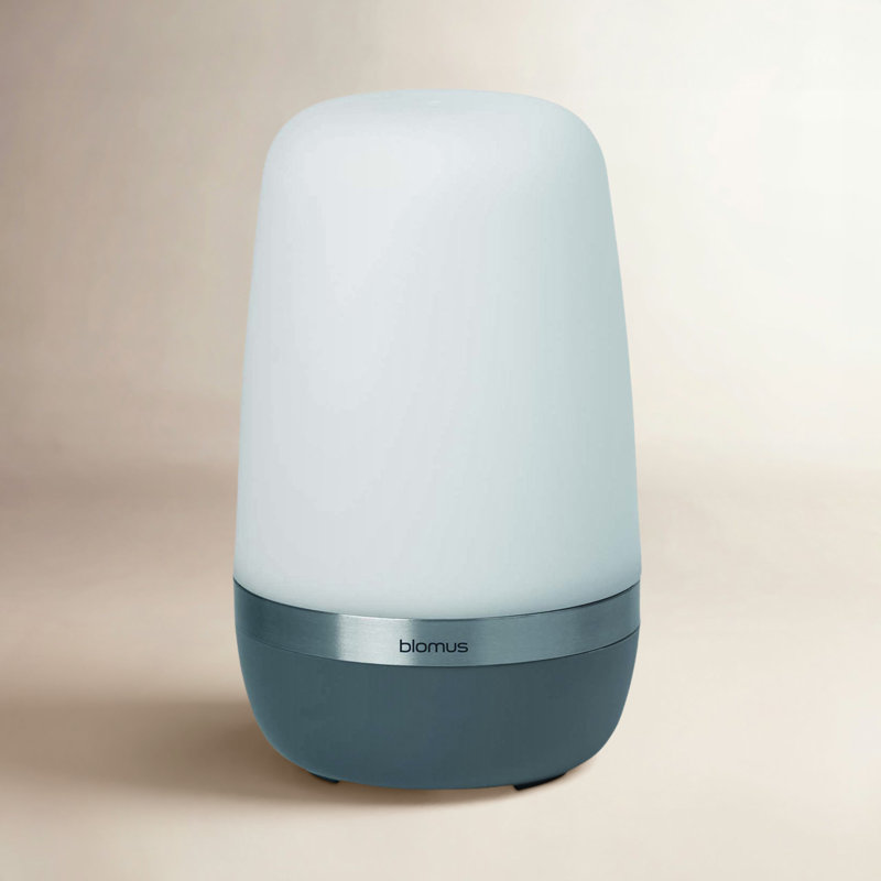 Lampe de table extérieure rechargeable SPIRIT, H 5,9 po x l 3,5 po x P 3,5 po, Blanc / gris