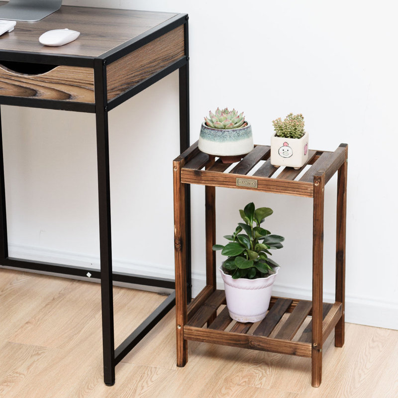 Claudio Wood Plant Stand, 50cm H x 34cm W x 25cm D