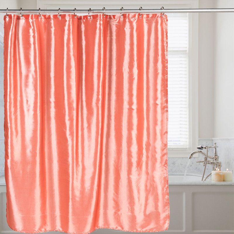 Rideau de douche Easton Shimmer, Saumon