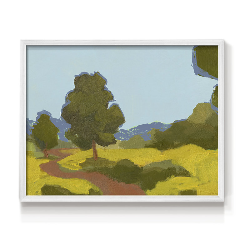 Bright Park I -Framed Print - Restickable