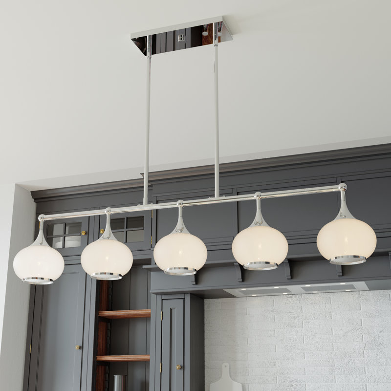 5 - Light Pendant, Polished Chrome