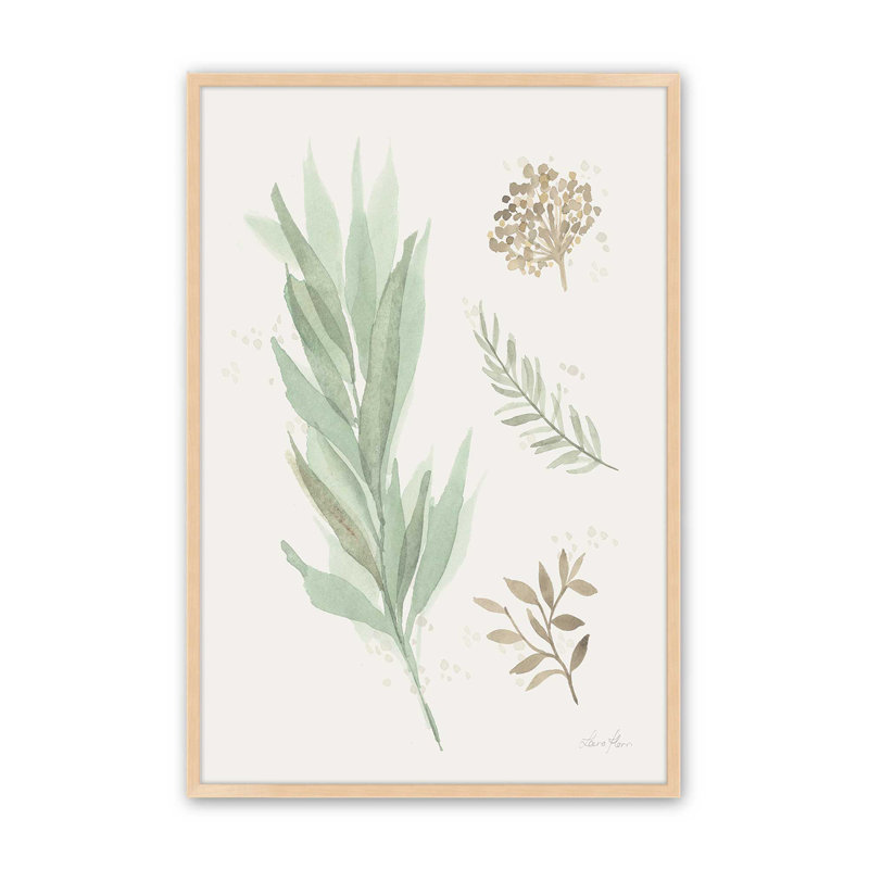 «Earthy Greens in Bloom I», H 21 po x l 17 po, Érable brut