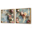 Ensemble de 2 pivoines roses et roses-101864915-101864919