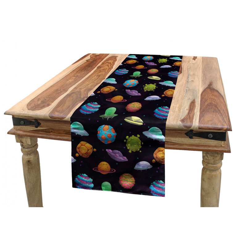 Chemin de table géométrique, 120 po x 16 po