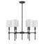 Lustre classique 6 lumières à abat-jour Tatianna-1302322698