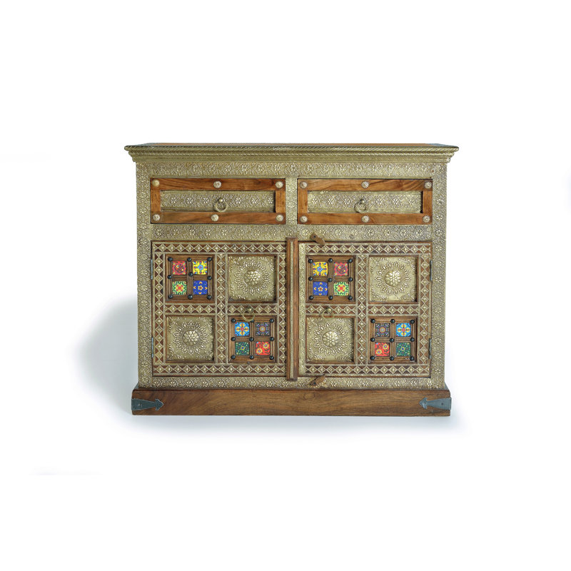 105cm Solid Wood Sideboard