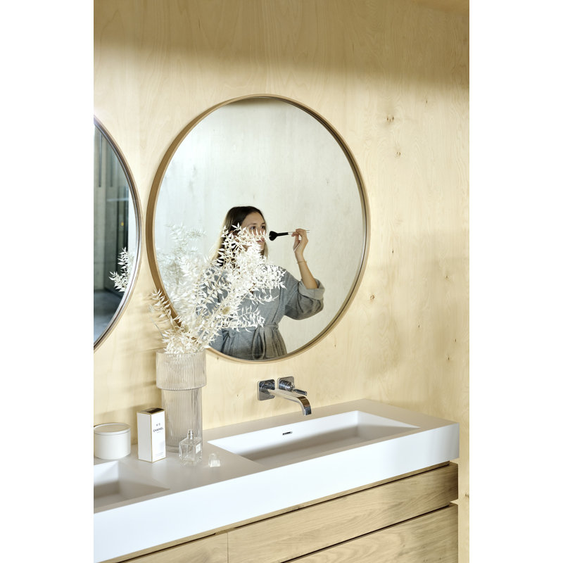 Layers Framed Mirror, 47.6"  x 47.6"