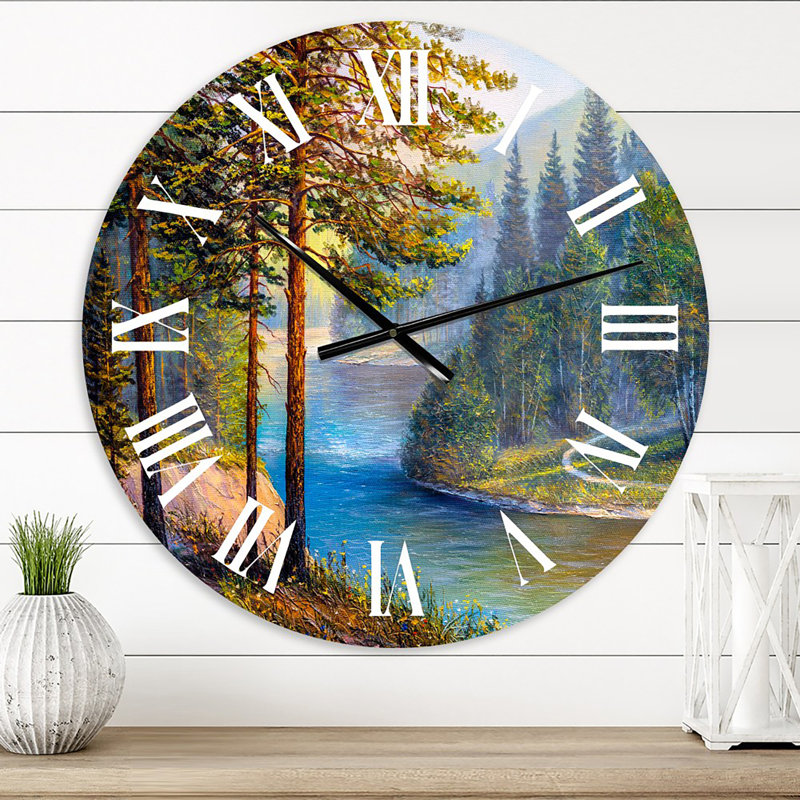 Horloge murale Lake House, Surdimensionné