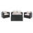 Hardesty 4 - Person Patio Conversation Set with Cushions-890866397