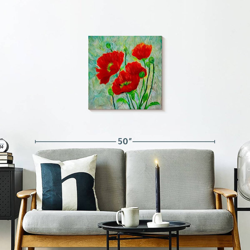 Harnek Red Poppies style contemporain