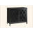 Ceara Black Finish Console Cabinet