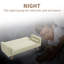  186*86*79*cm, Sitting and sleeping linen sofa bed-556998954