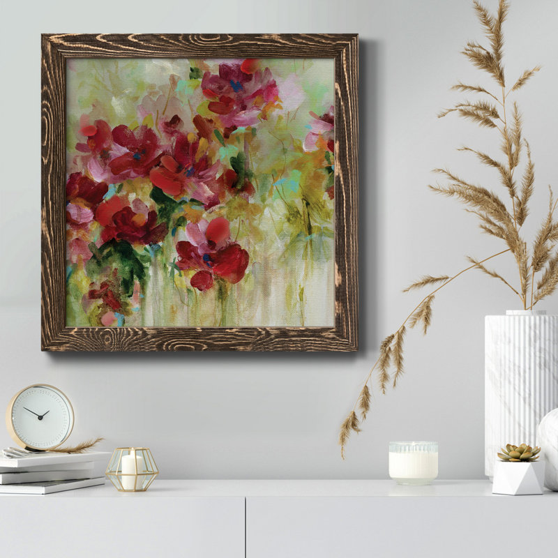 «Happy Fall», art textuel sur toile, H 20 po x l 20 po x P 1,5 po, Cadre noyer