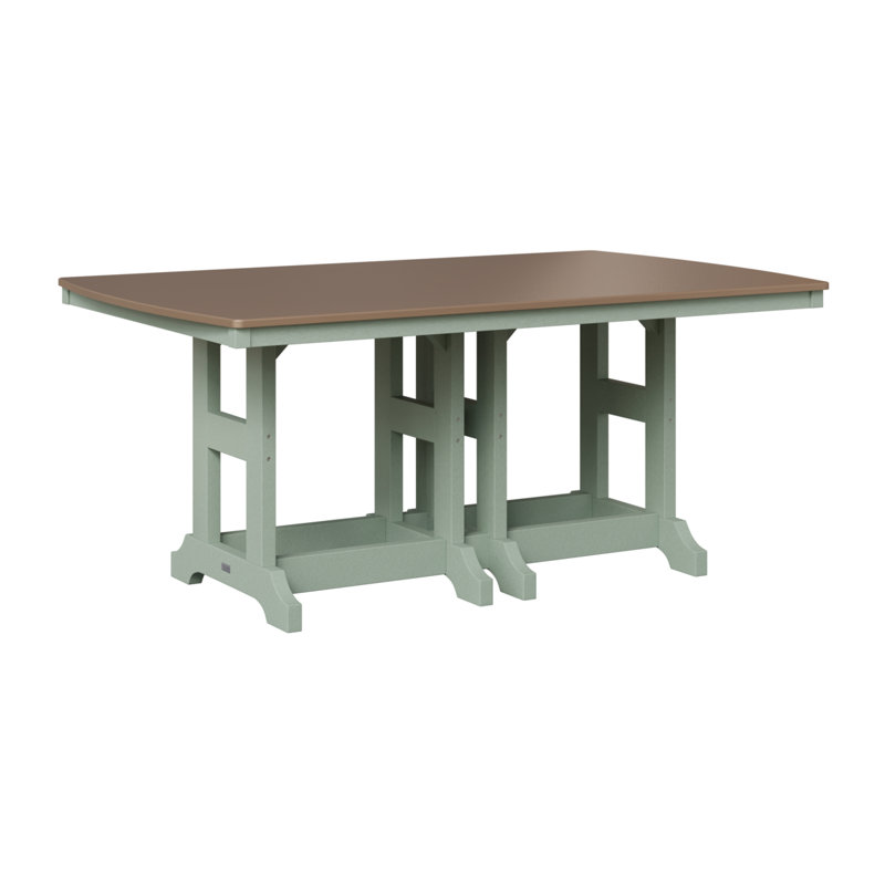 Table de salle à manger rectangulaire Berlin Garden, Bronze martelé, H 30,87 po x l 72 po x P 44 po