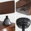 Kemp 52'' 3-Blade Matte Modern Ceiling Fan with Remote Control-1923580134