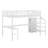 Loft Bed With L-Shaped Desk And USB,Wardrobe Shelf And LED-51341569