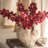 Single Red Orchid Stem 14.5" Tall