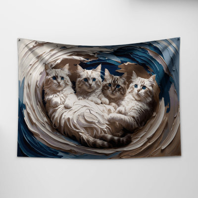 Tapisserie «Cats Ragdoll»