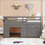 Lit mezzanine avec armoire et tablette-1712570280