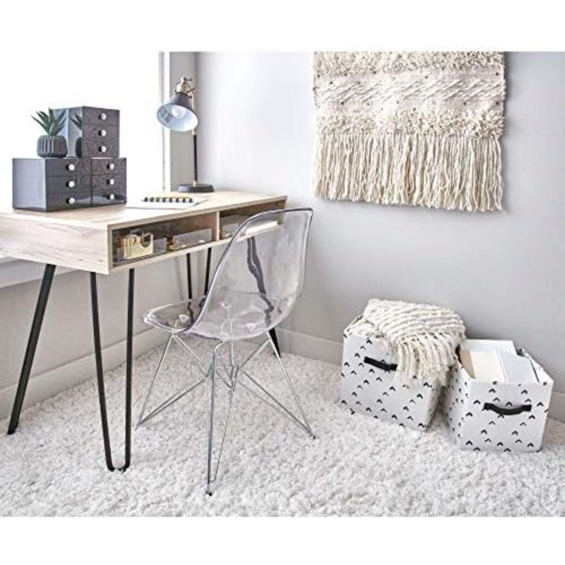Decorative Countertop Vanity Tray Organizer For Bathroom, Bedroom, Closet, Entryway, The Clarity Collection – 4” X 8” X 2”, Clear, Small