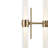 33 Inch LED 12 Light Chandelier with Clear Fluted Glass-111187531